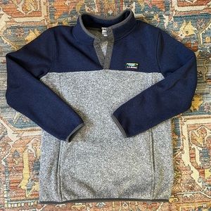 LL Bean Boys Sweater Pullover XL 18